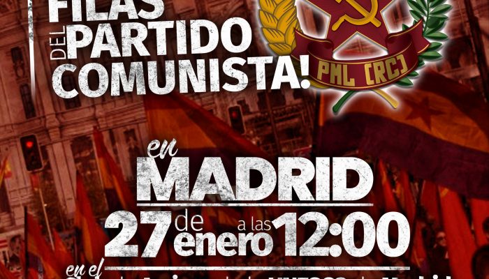 Reconstrucción Comunista En Madrid: ¡IRREDUCTIBLES!